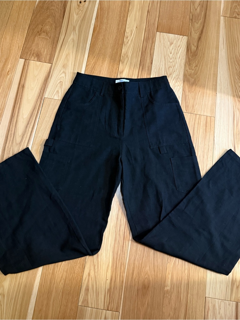 Black Lightweight Cargo Pants